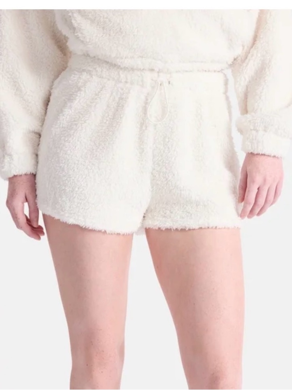 No Boundaries Plush Bungee Cord Shorts for Women,